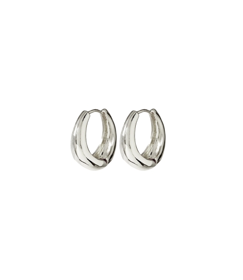 Marbella Hoops Silver. Earrings