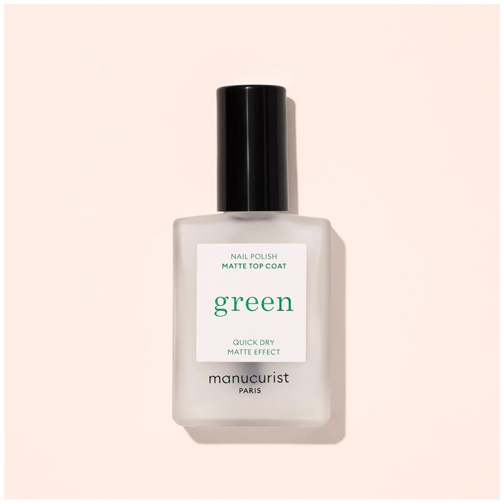 Manucurist Green Matt Top Coat. Top Coats and Base Coats