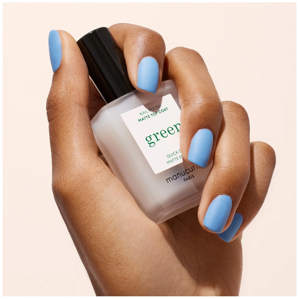 Manucurist Green Matt Top Coat. Top Coats and Base Coats