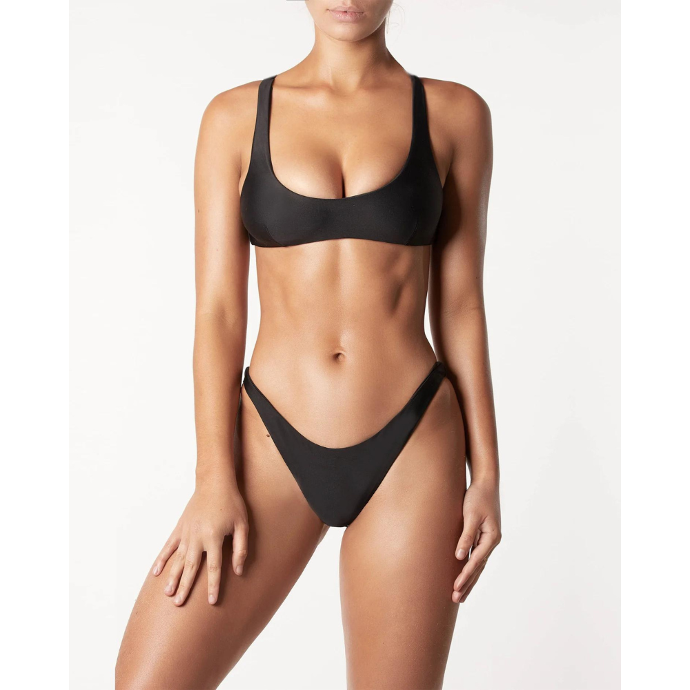 The 90’s Pant - “Black”. Bikini 