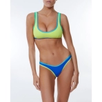 90's Duo Crop “Acid Wash”. Bikini 