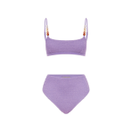 The Crop Top – “Bloom Crimp”. Bikini 