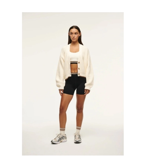 MEMORY KNIT CARDIGAN WHISPER WHITE. Sweaters