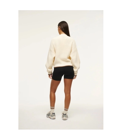 MEMORY KNIT CARDIGAN WHISPER WHITE. Sweaters