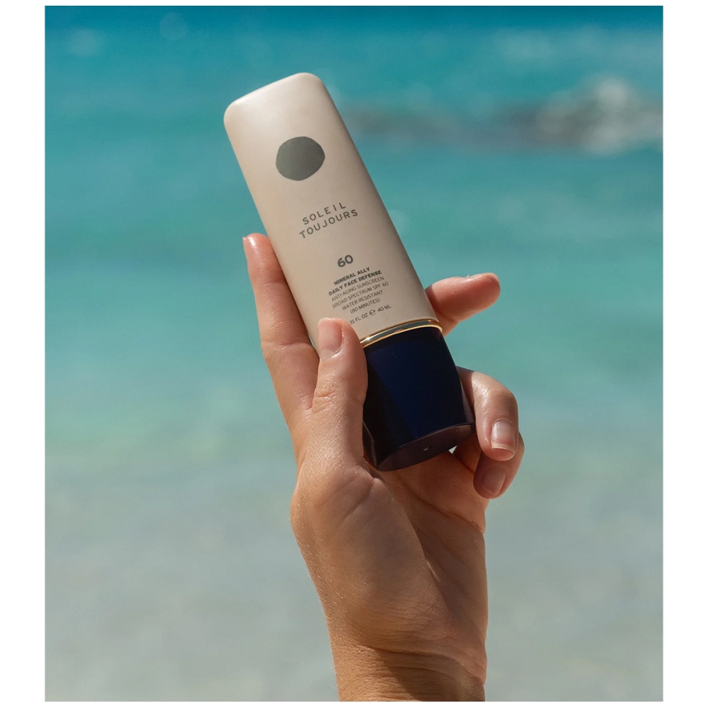 Soleil Toujours Veido kremai nuo saulės "Mineral Ally” mineralinė apsauga nuo saulės veidui SPF 60 Soleil Toujours "Mineral Ally” mineralinė apsauga nuo saulės veidui SPF 60. Veido kremai nuo saulės