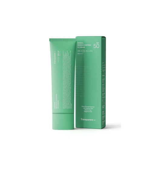 “Mineral Redness Control CC Cream“ tonuojantis kremas su SPF50. Apsauga nuo saulės veidui