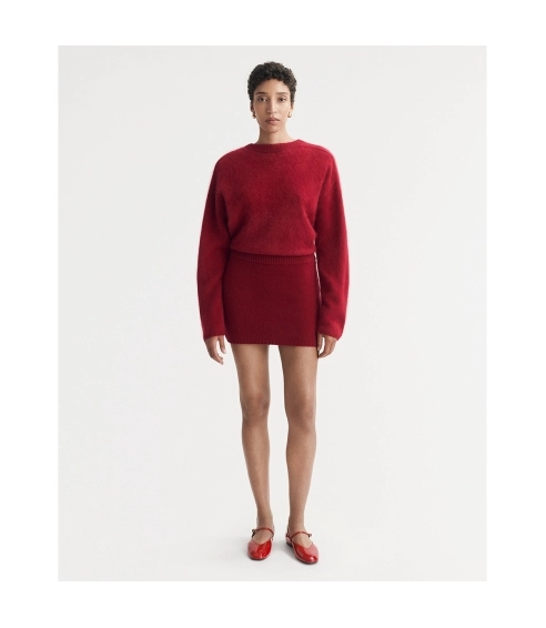 Mini Skirt - Lipstick Red. Skirts