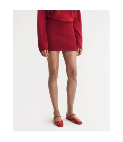 Mini Skirt - Lipstick Red. Skirts