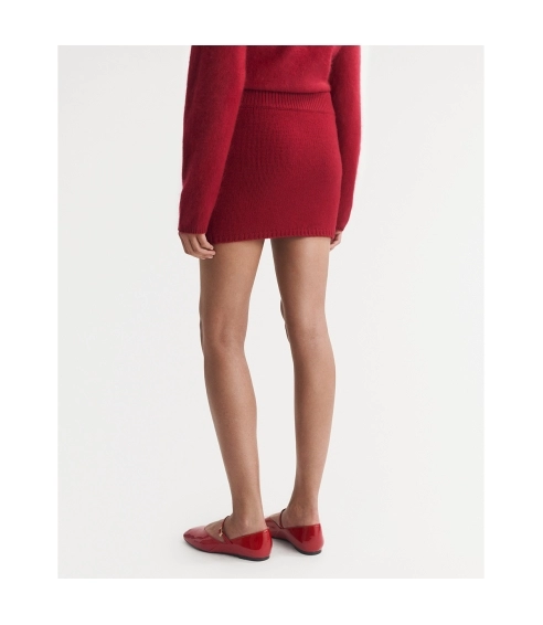 Mini Skirt - Lipstick Red. Skirts