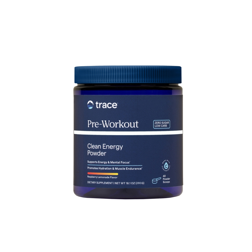 Trace Minerals Mišinys prieš treniruotes “Clean Pre-Workout”. Energijai palaikyti