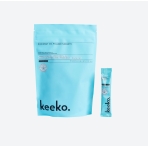 “Morning Mint Oil Pulling Mouthwash Sachets“ burnos skalavimo aliejus paketėliuose. Burnos higiena