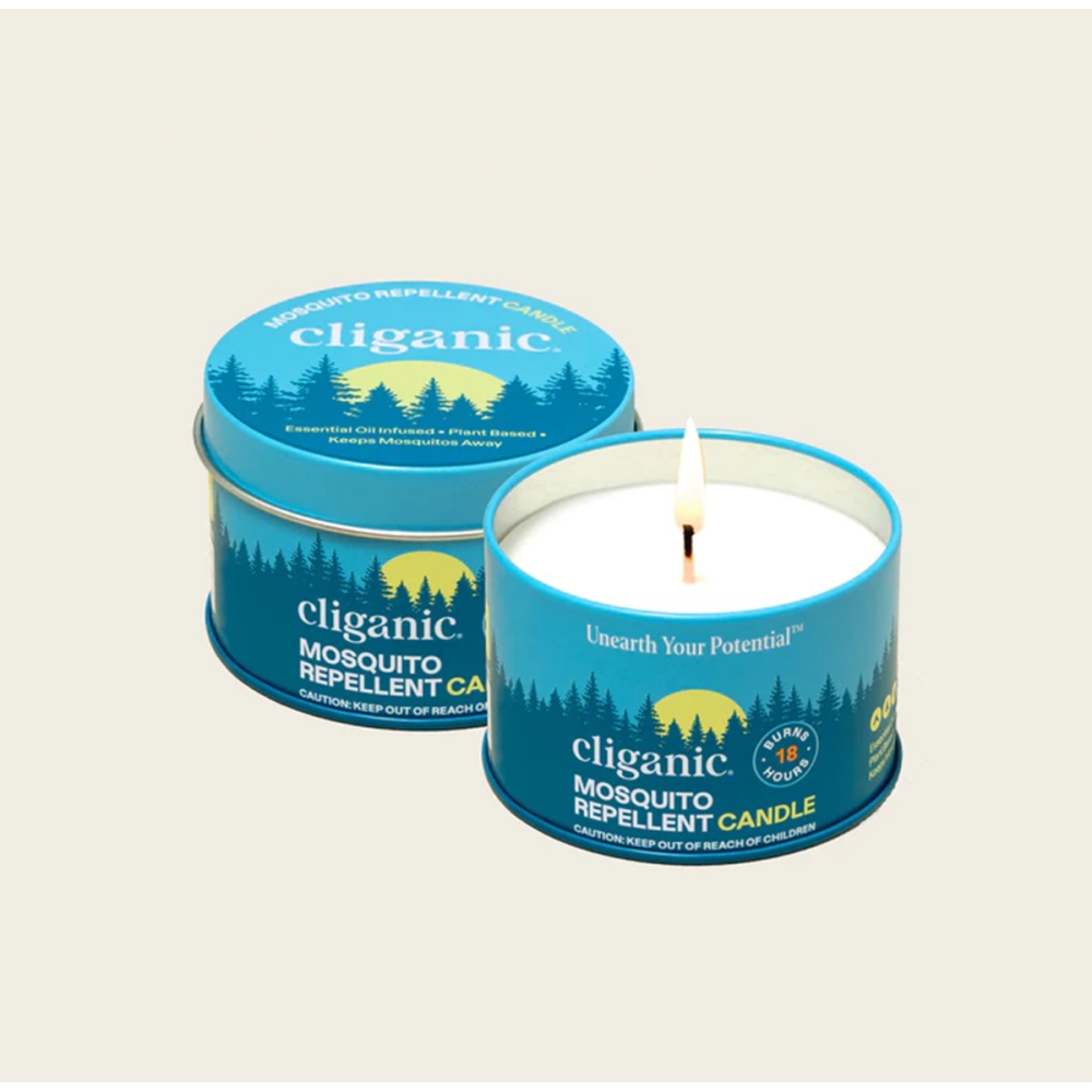 Cliganic “Mosquito Repellent Candle” uodus atbaidančios žvakės 2 vnt.. Apsauga nuo vabzdžių