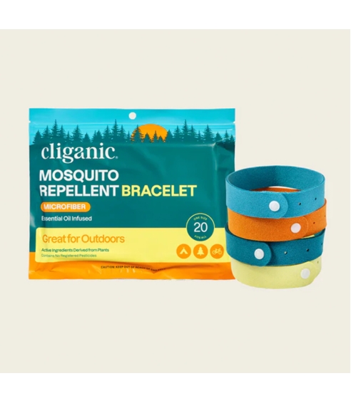 “Mosquito Repellent Microfiber Bracelets” mikropluošto apyrankės nuo uodų 20 vnt.. Apsauga nuo vabzdžių