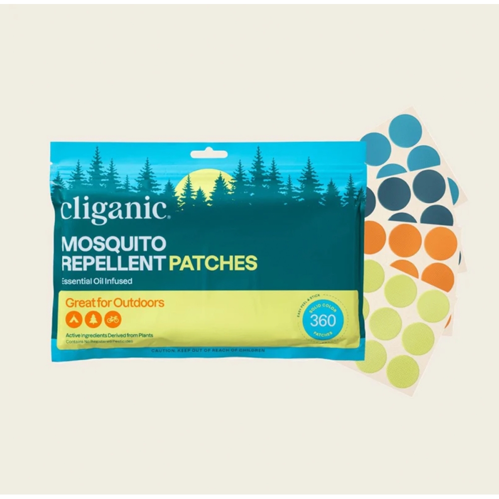 Cliganic “Mosquito Repellent Patches” pleistrai nuo uodų 360 vnt.. Apsauga nuo vabzdžių