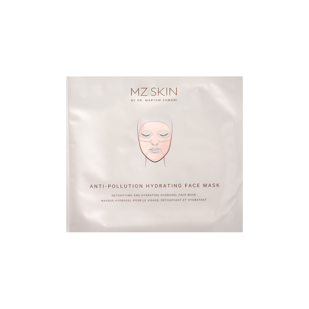 MZ Skin Anti Pollution Hydrating Face Mask pack of 5. Hydrogel masks