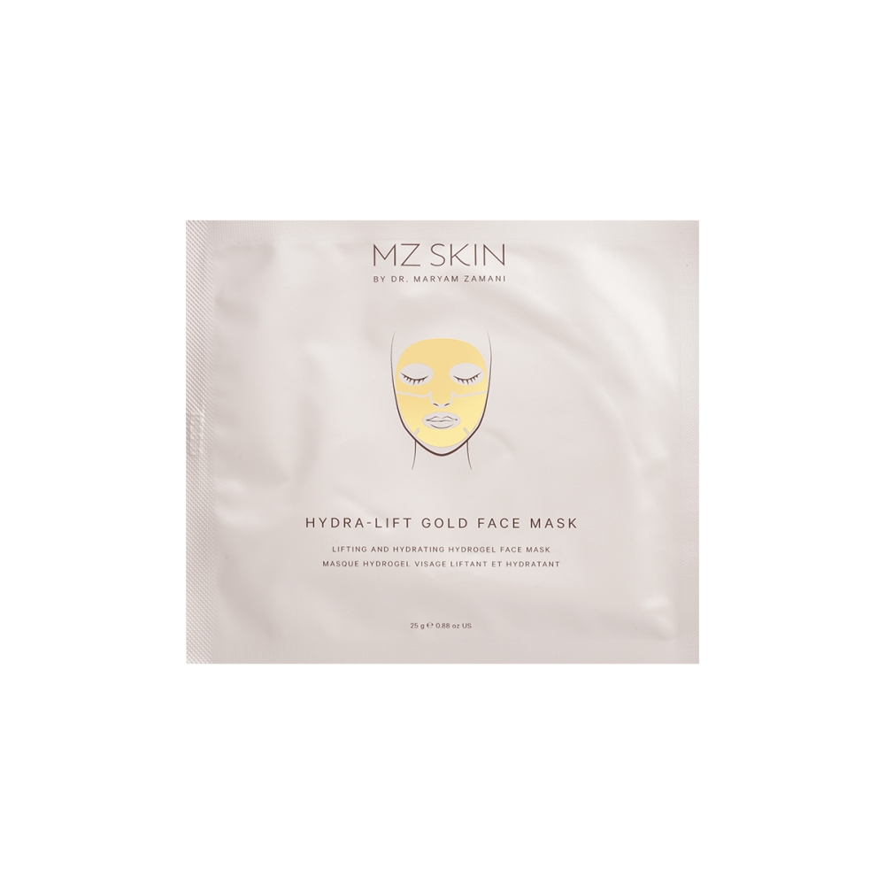 MZ Skin Hydra-Lift Gold Face Mask . Hydrogel masks