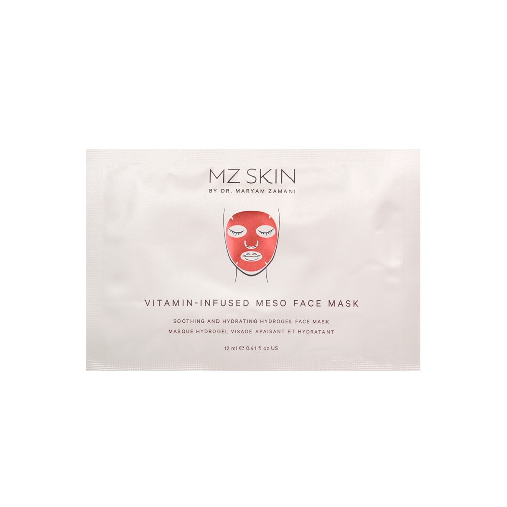 MZ Skin Vitamin-Infused Meso Face Mask. Sheet and hydrogel masks