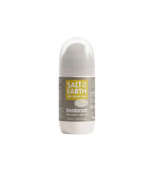 Amber and Sandalwood Natural Roll-On Deodorant. Deodorants
