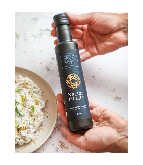 Nectar Of Life - Omega 3 aliejų mišinys iš daigintų sėklų. Supermaistas