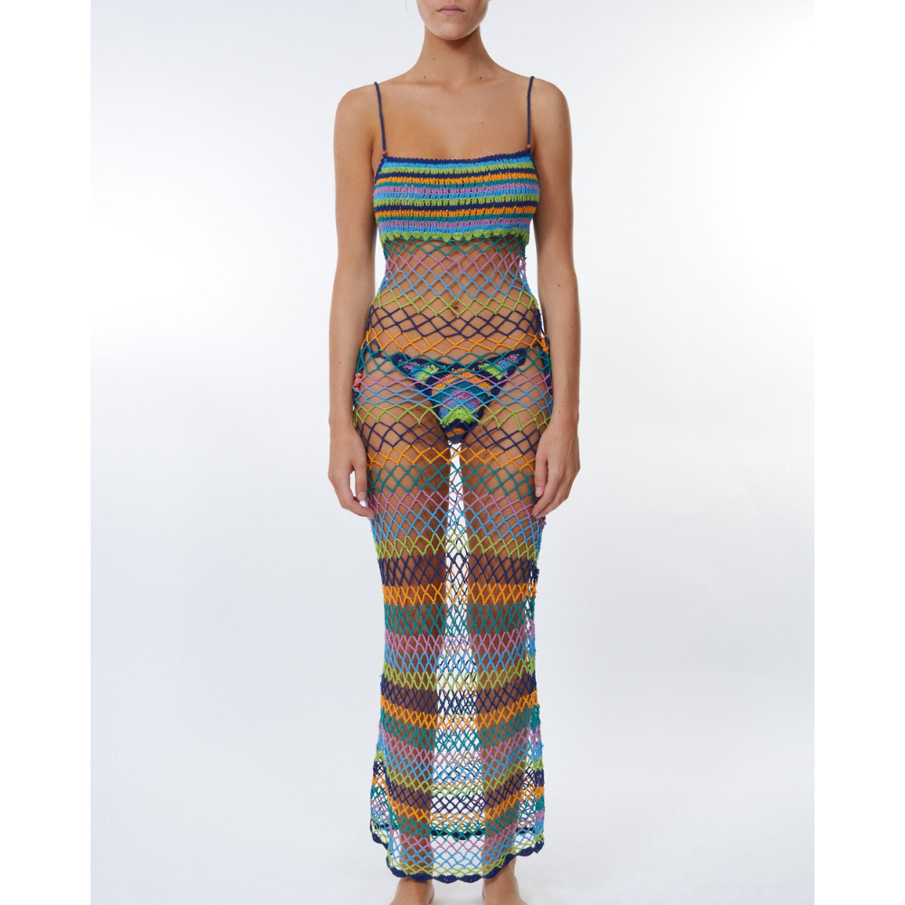 The Crochet Maxi Dress “Pavillion”. Beachwear