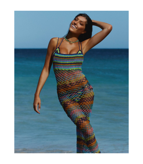 The Crochet Maxi Dress “Pavillion”. Beachwear