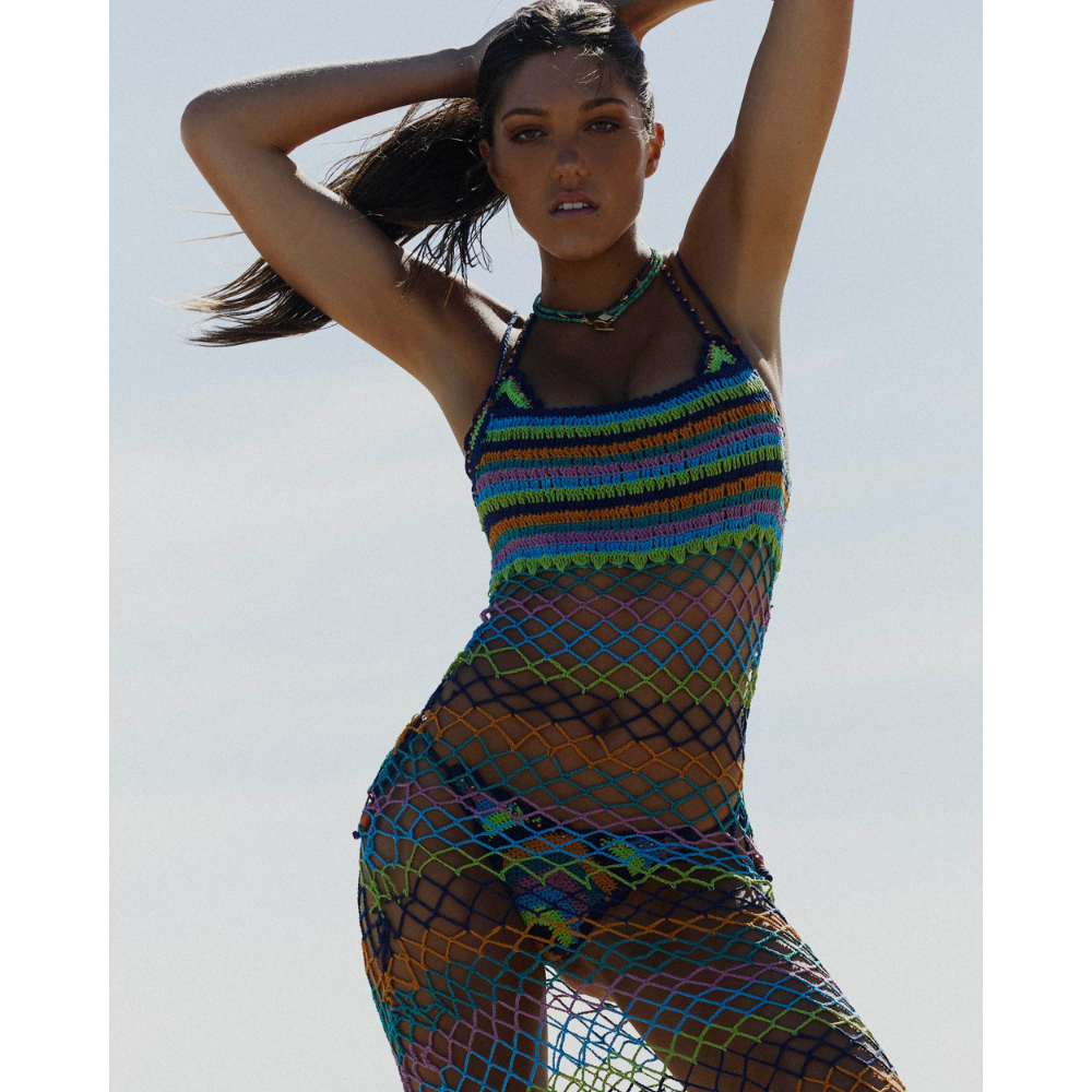 The Crochet Maxi Dress “Pavillion”. Beachwear