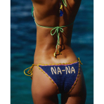 The Crochet Tie Pant - "Na-Nas". Bikini 