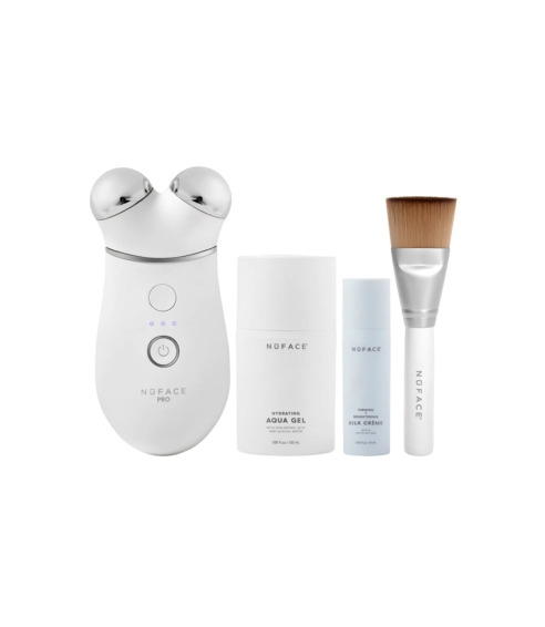 NuFACE Trinity+ PRO Starter Kit rinkinys. Veido prietaisai