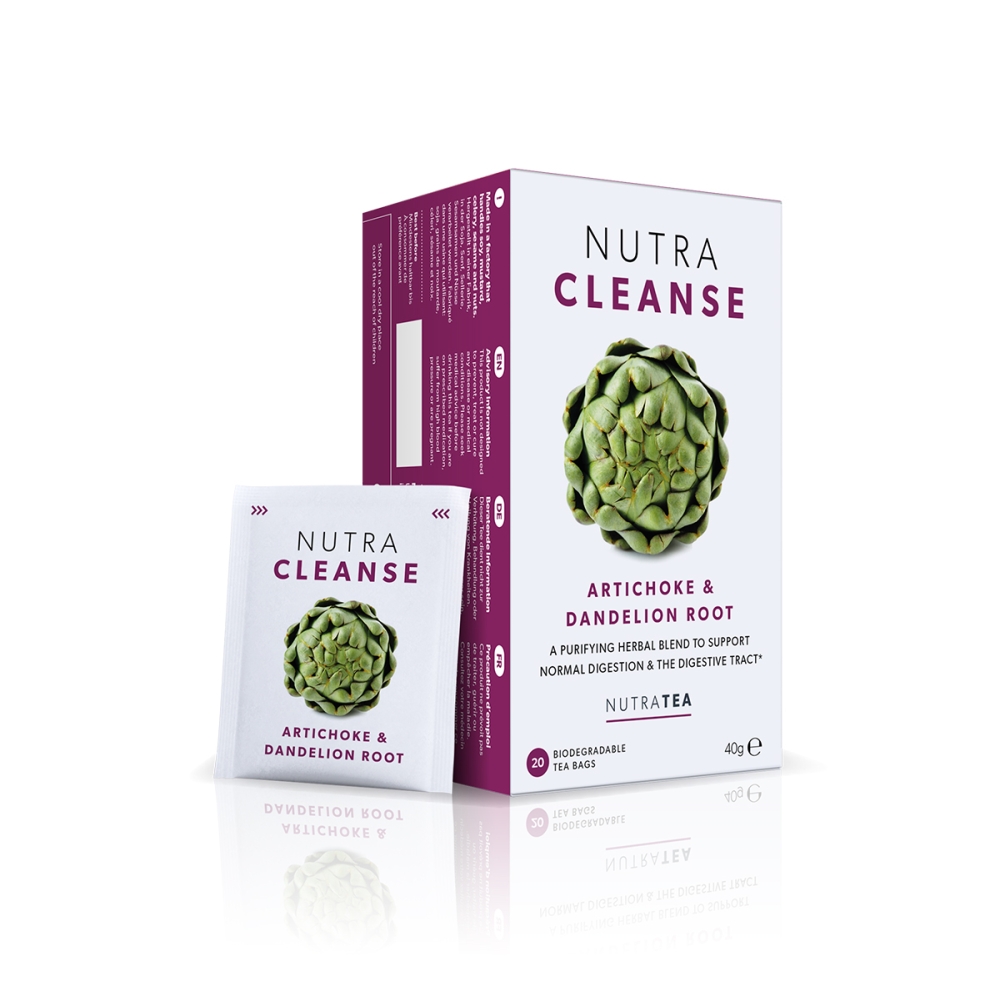 Nutratea "NutraCleanse" arbata virškinimui ir detoksikacijai. Arbata