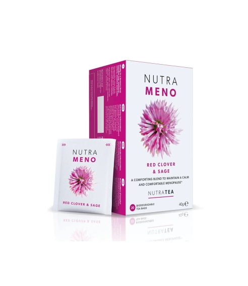 "NutraMeno" arbata menopauzės ir perimenopauzės metu. Arbata