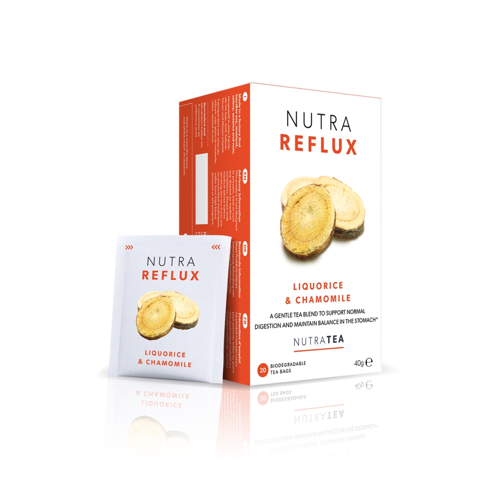 "NutraReflux" arbata skrandžiui ir virškinimui. Arbata