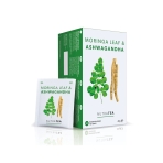 "NutraTea Moringa Leaf & Ashwagandha" arbata atsipalaidavimui. Arbata