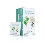 "NutraTea Spearmint & White Peony" arbata virškinimui ir moterų sveikatai. Arbata