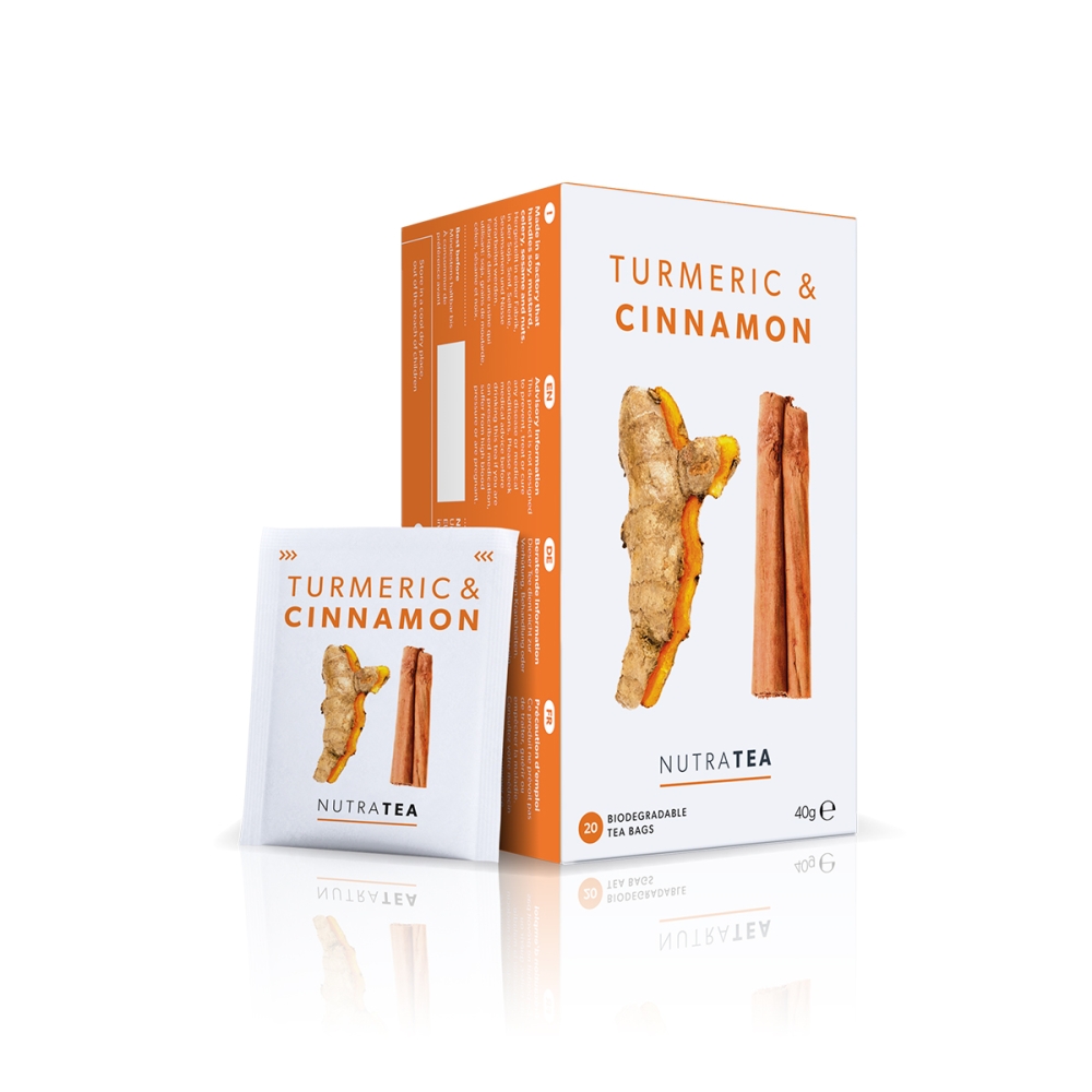 Nutratea NutraTea “Turmeric and Cinnamon“ arbata imunitetui. Arbata