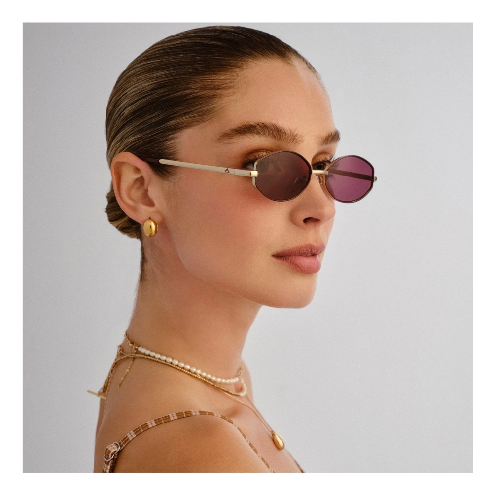AIRE Sunglasses Objective - Gold Burgundy Mono AIRE Objective - Gold Burgundy Mono. Sunglasses