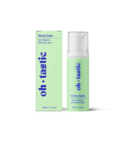  2-in-1 Wash & Shaving Lotion. Intimate care