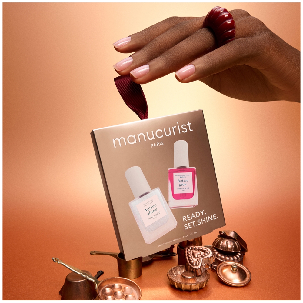 Manucurist Dovanų rinkiniai kūnui “Ornament Duo Minis Active“ nagų priežiūros priemonių rinkinys Manucurist “Ornament Duo Minis Active“ nagų priežiūros priemonių rinkinys. Dovanų rinkiniai kūnui