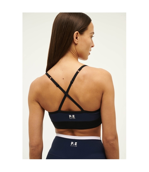 OVERLAND 2 SPORTS BRA IN DARK NAVY. Sports Bras