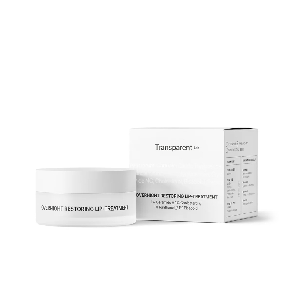 Transparent Lab Overnight Restoring Lip-Treatment Skin Restoring Balm. Lip care