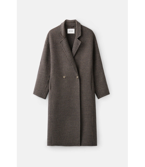 Oversized Houndstooth Coat. Coats