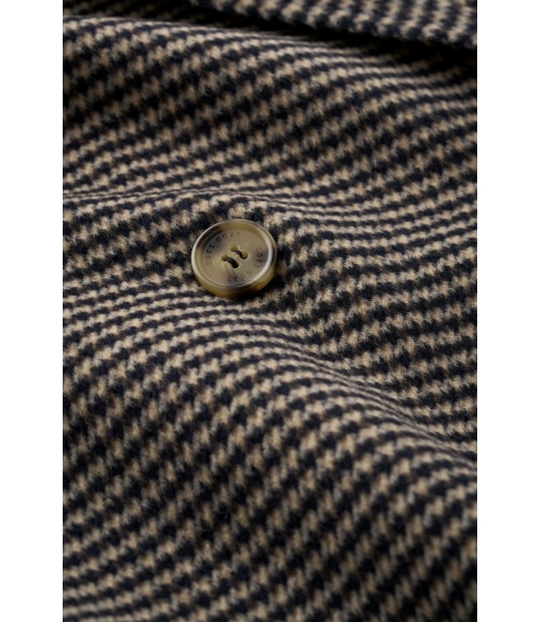 Oversized Houndstooth Coat. Coats