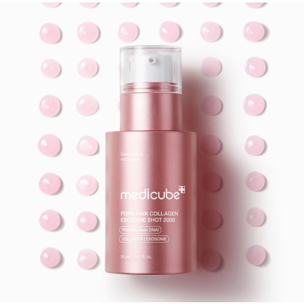 Medicube PDRN Pink Exosome Shot Serum 2000. Korean Serums and Ampoules