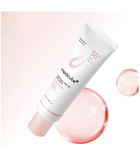 PDRN Pink Tone Up Sun Cream. Korean Sun Protection