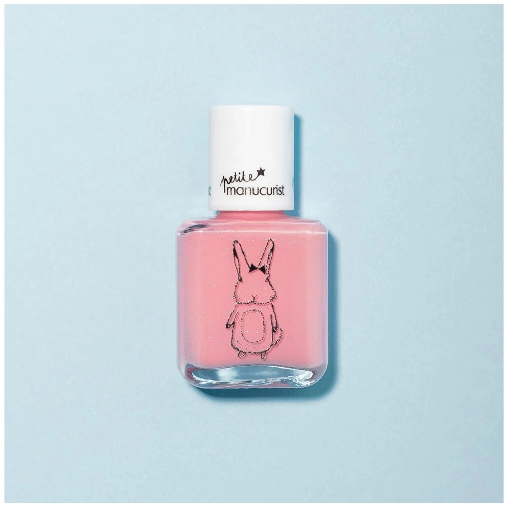 Manucurist “Petite Manucurist” vandeniu nuvalomas vaikiškas nagų lakas - Rosie the Bunny. Nagų lakai