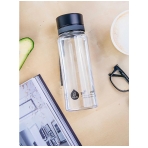 Plastic water bottle BPA free „Plain Black. Water bottles and cups