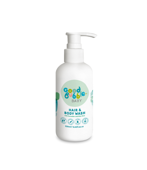 Baby Hair and Body Wash with Cucumber & Aloe Vera 250ml. Body care for babies and infants