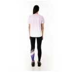 POLE POSITION 7/8 LEGGING IN BLACK / ROYAL LILAC. Leggings