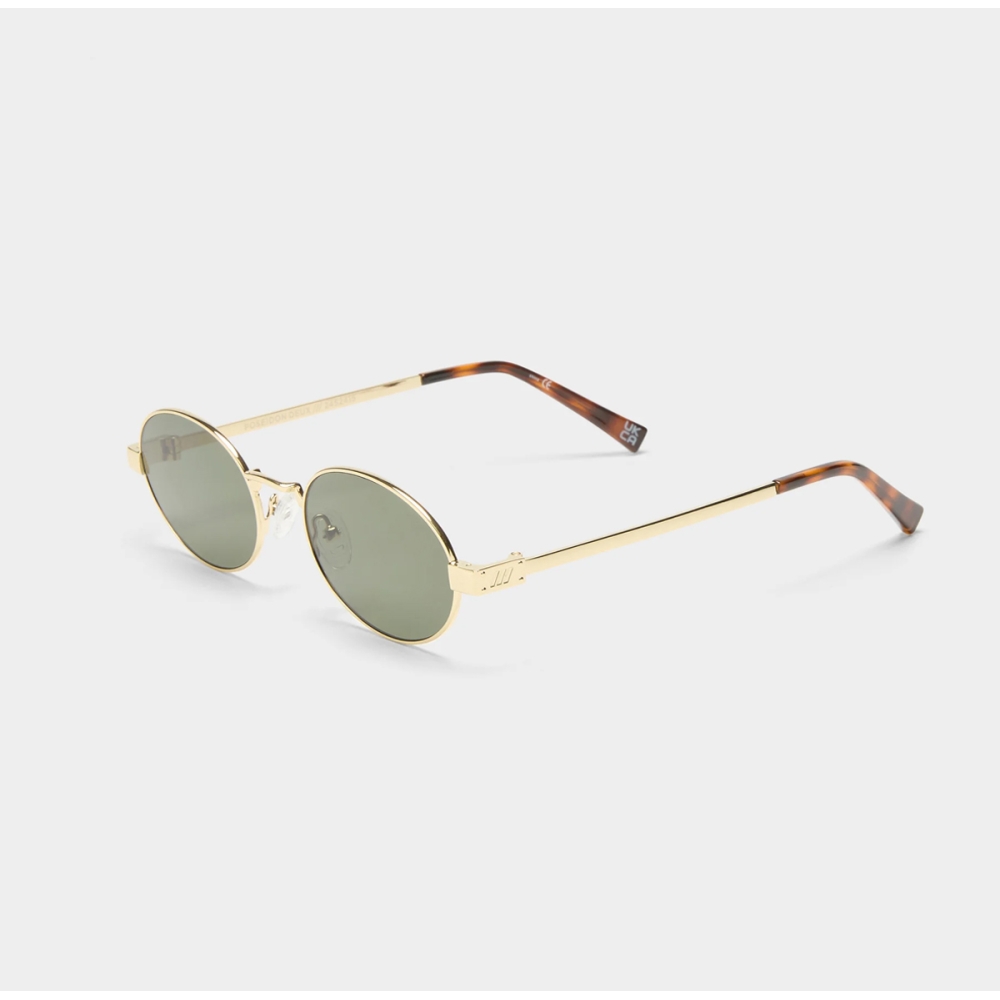 Le Specs Sunglasses Poseidon Deux - Gold Khaki Mono Le Specs Poseidon Deux - Gold Khaki Mono. Sunglasses