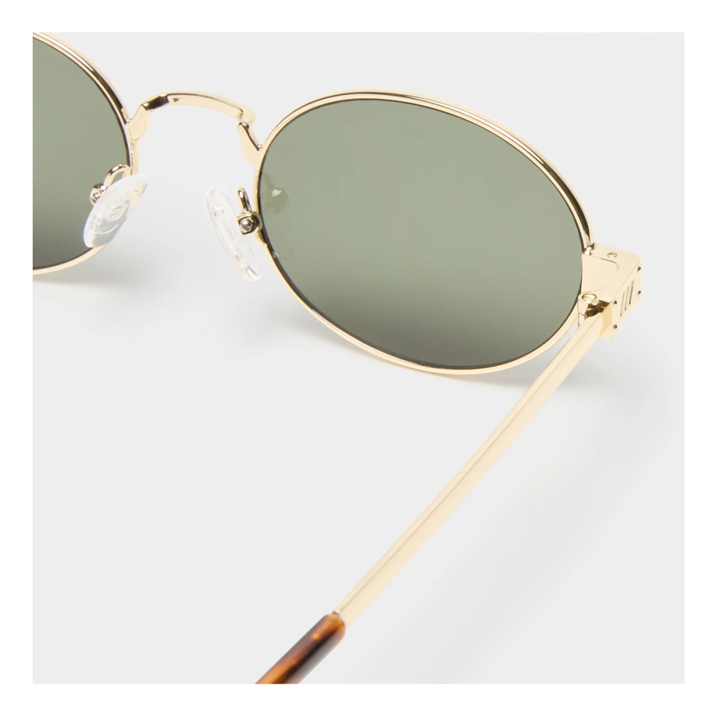 Le Specs Sunglasses Poseidon Deux - Gold Khaki Mono Le Specs Poseidon Deux - Gold Khaki Mono. Sunglasses