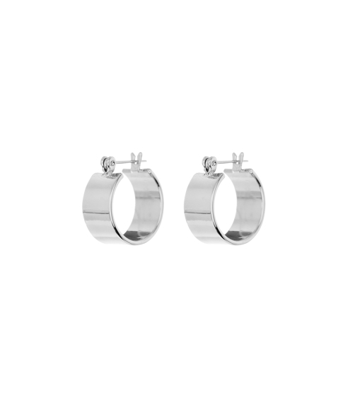 Positano Hoops Silver. Earrings